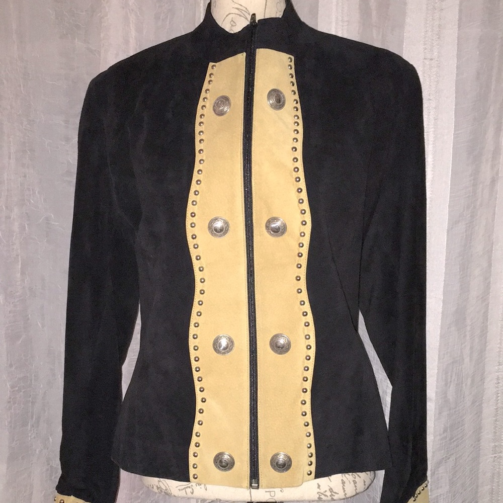 Vintage Suede two tone jacket